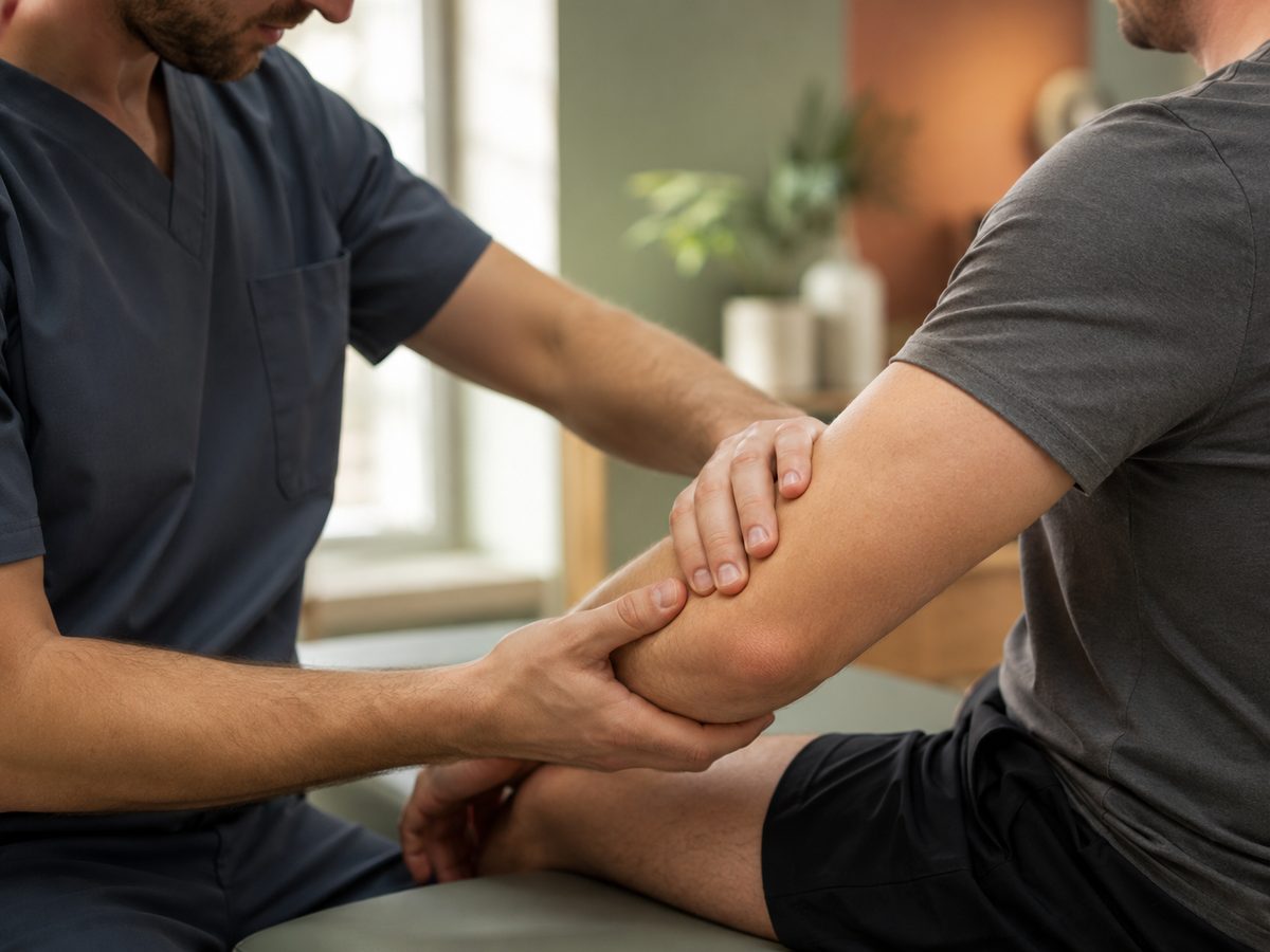 Tratamiento de fisioterapia en el codo y el antebrazo en Zaragoza