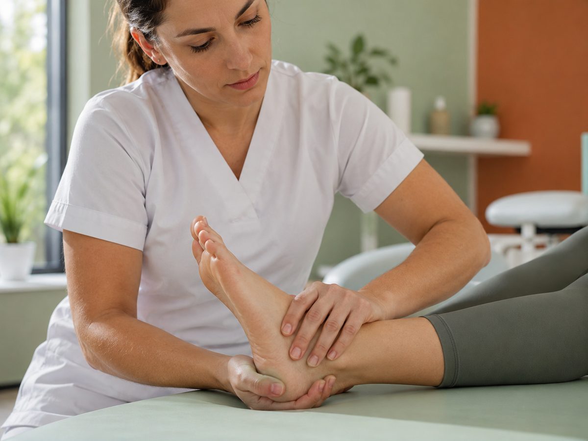 Tratamiento de fisioterapia en el pie y el tobillo en Zaragoza